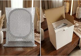 Lusterko Do Makijażu PREMIUM Kosmetyczne POŁYSK Metalowe PODŚWIETLANE LED