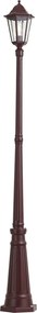 Klasyczny lampion zewnętrzny ciemnoczerwony 213 cm IP44 - Havana