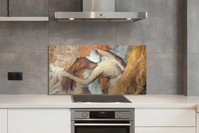 Panel nad Blat Kuchenny Kobieta przy Toalecie - Degas