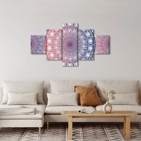 Obraz z mandali (125x70 cm)