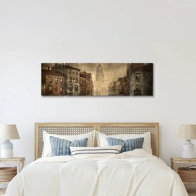 Obraz - Malowanie miasta (170x50 cm)