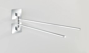 Podwójny wieszak na ręczniki QUADRO, Turbo-Loc, WENKO