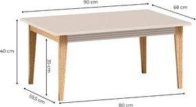 Ława CUNEO 90 cm Stolik Kawowy do Salonu