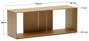 Modułowy system półek w dekorze dębu 101x38 cm Litto – Kave Home