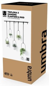 Plastikowe osłonki na doniczki zestaw 5 szt. ø 7,5 cm Triflora – Umbra