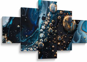 Obraz - Krople atramentu (125x70 cm)