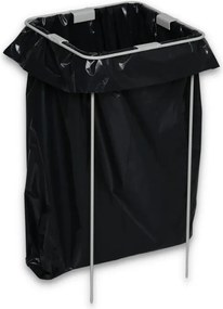 Wewnętrzny kosz do segregacji śmieci, stojak na worki, szary/żółty, 3x 42 l