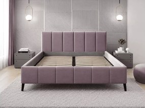 Łóżko tapicerowane Rivaso 140x200 160x200 180x200 nowoczesne dwuosobowe małżeńskie do sypialni
