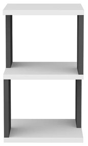 Stolik nocny Carter White Anthracite
