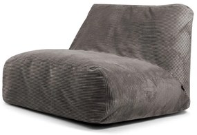 Ciemnoszary sztruksowy worek do siedzenia Sofa Tube – SLOWDOWN