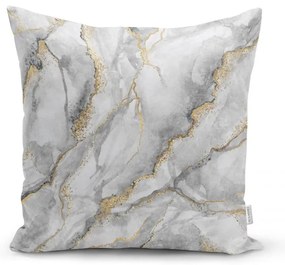 Poszewka na poduszkę Minimalist Cushion Covers Marble With Hint Of Gold, 45x45 cm