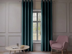 2x Turkusowa zasłona OXFORD 140x250 cm