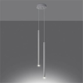 Biała metalowa lampa wisząca ø 15 cm Fideus – Sollux
