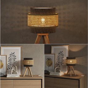 Lampa stołowa czarny 26x26x45 morten