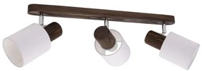 Spot-Light DO2248356 - Sufitowe oświetlenie punktowe TRENDY 3xE27/15W/230V sosna