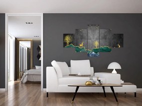 Obraz - Górska sceneria (125x70 cm)