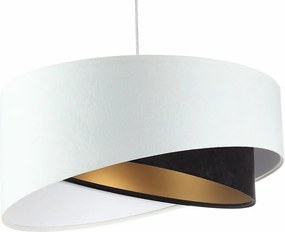 Lampa wisząca BAW biała/czarna