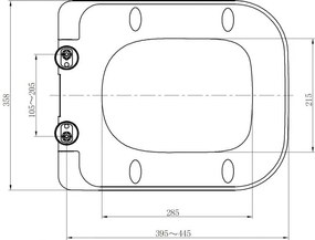Wolnoopadająca deska sedesowa Duroplast