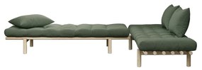 Sofa z zielonym obiciem Karup Design Pace Natural/Olive Green