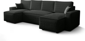 BEDANTE Narożnik AMBRO U Poso 34 z funkcją spania i pojemnikiem, kształt U, rozkładana sofa