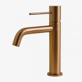 Bateria Umywalkowa Z Mosiądzu Orveta Róża Złota & ↑20 Cm - Sklum