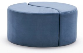 Stołek Alis Pouf Niebieski