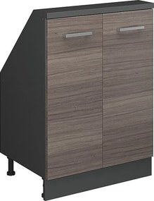 Szafka kuchenna na dach skośny szlachetna szarość 60x46x81.6 r-line