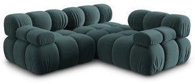 Morska aksamitna sofa 282 cm Bellis – Micadoni Home