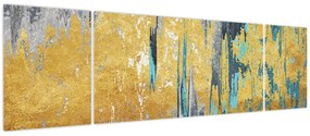 Obraz - Złoty wzór (170x50 cm)