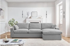 Jasnoszary narożnik Belair – Bobochic Paris