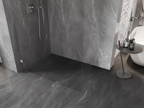 Mexen Lunar ścianka prysznicowa Walk-in lewa 90 x 200 cm, transparent 8 mm, chrom - 830-090-000-01-00-L