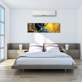 Obraz saksofonisty (170x50 cm)