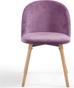 Zestaw krzeseł do jadalni , fiolet, 2 szt