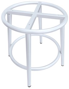 Taboret Ben noga metalowa biała MG06