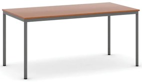Stół jadalniany, 160x80 cm, ciemnoszara podstawa, czereśnia