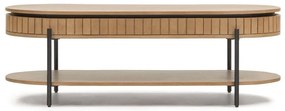 Stolik z drewna mango 130x65 cm Licia − Kave Home