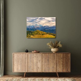 Obraz na szkle - panorama górska (70x50 cm)