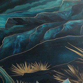 Obraz - Turkusowa noc (170x50 cm)
