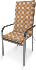 Doppler LIVING 4902 pomarańczowy ciemny/szary