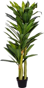 PLANTASIA Dracaena sztuczne drzewo 120 cm, 81 liści