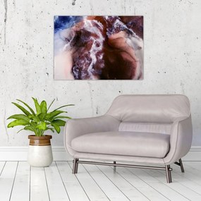 Obraz - Fioletowy marmur N⁰3 (70x50 cm)