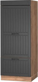 Szafka do mikrofalówki ciemnoszary 60x58.1x153.6 fame-line