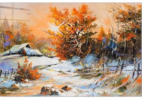 Szklany obraz 100x70 cm Winter – Wallity