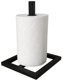 Stojak uchwyt  kuchenny na ręcznik papierowy czarny LOFT