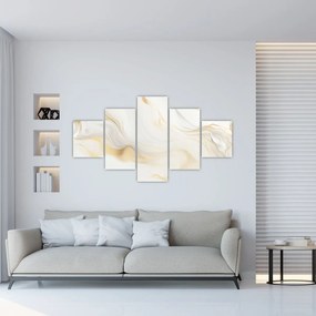 Obraz - Abstrakcja z dekoracją (125x70 cm)