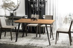 Stół rozkładany LIWIA 130(210)x80 dąb złoty craft