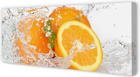 Obraz na płótnie Pomarańcze w Krystalicznej Wodzie