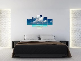 Obraz - Tropikalna plaża (125x70 cm)