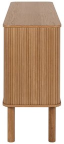 Niska komoda w dekorze dębu z drzwiami przesuwnymi 160x80 cm Langley – Actona