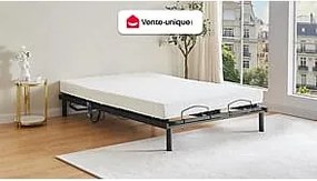 Stelaż elektryczny relaksujący 5 powierzchni do leżenia - 140 x 200 cm - silnik OKIN